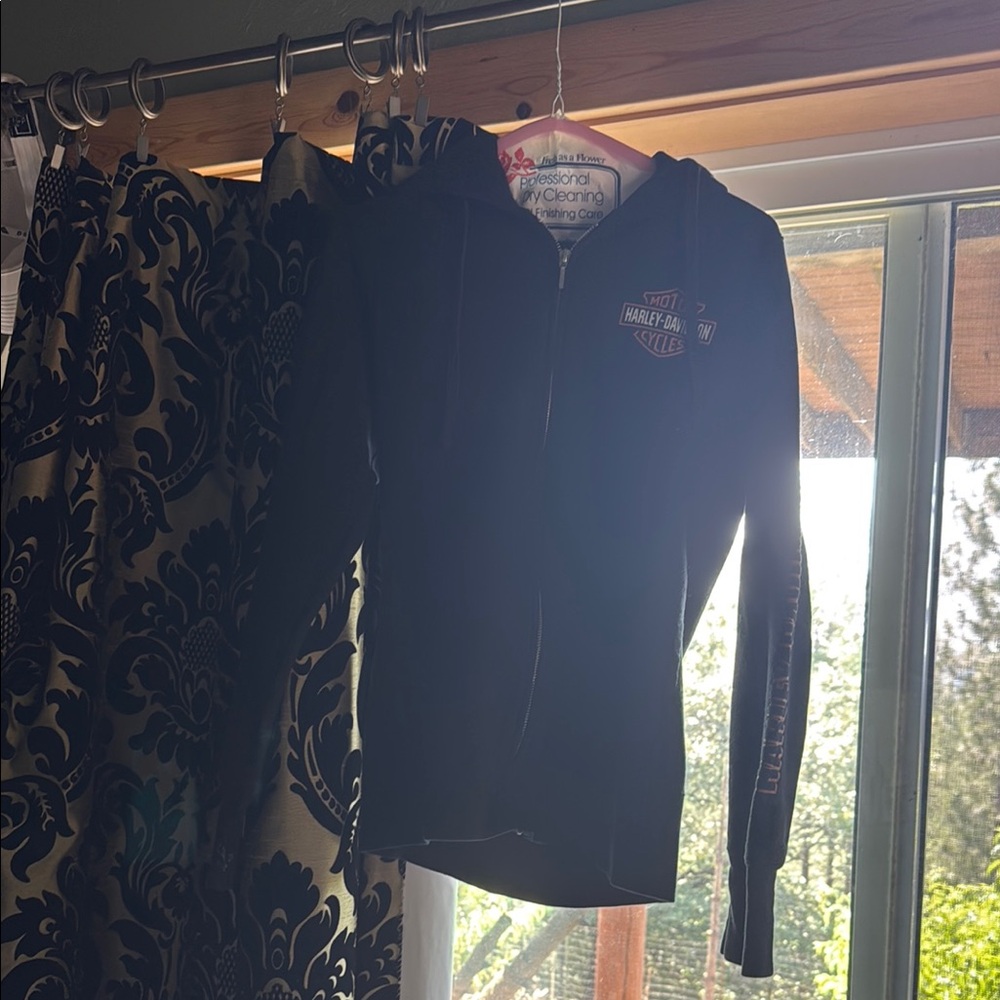 Harley-Davidson Black Full-Zip Jacket